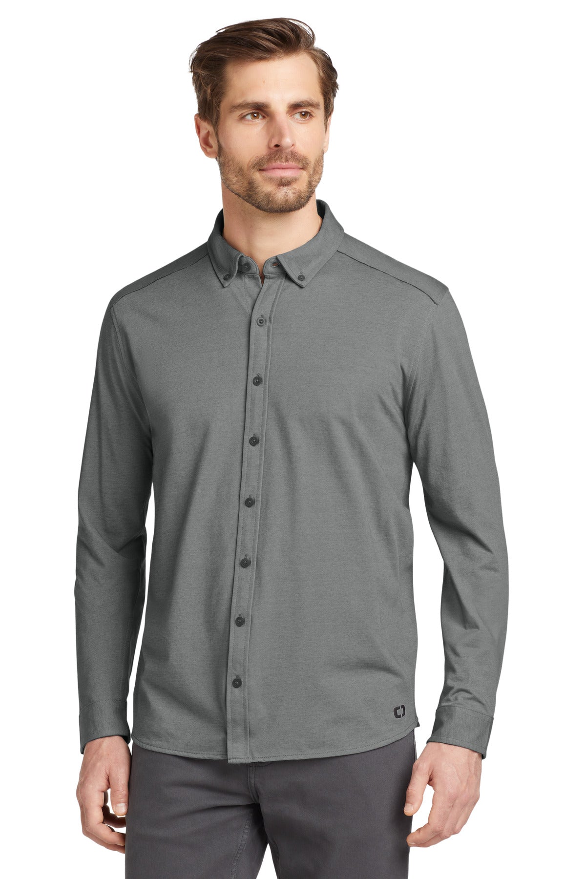 OGIO ® Code Stretch Long Sleeve Button-Up. OG145