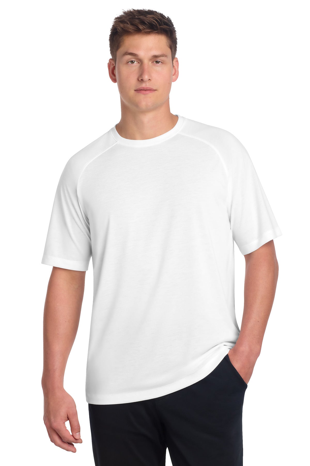 Sport-Tek | PosiCharge | Tri-Blend Wicking Raglan Tee | ST400