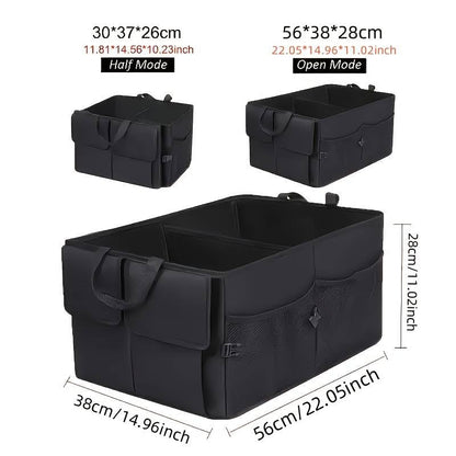 Premium Collapsible Car Trunk Organizer | Durable Multi-Section Vehicle Storage