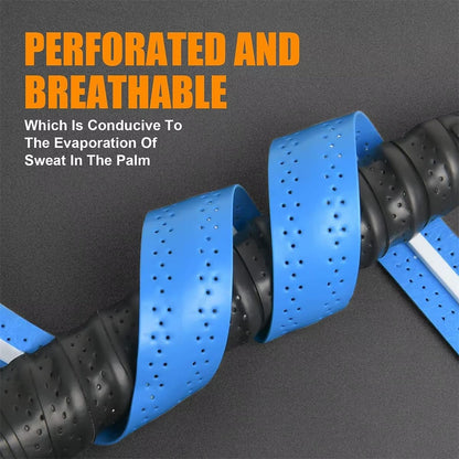 6-Pack Perforated Anti-Slip Racket Overgrips | Super Absorbent Overgrip Tape
