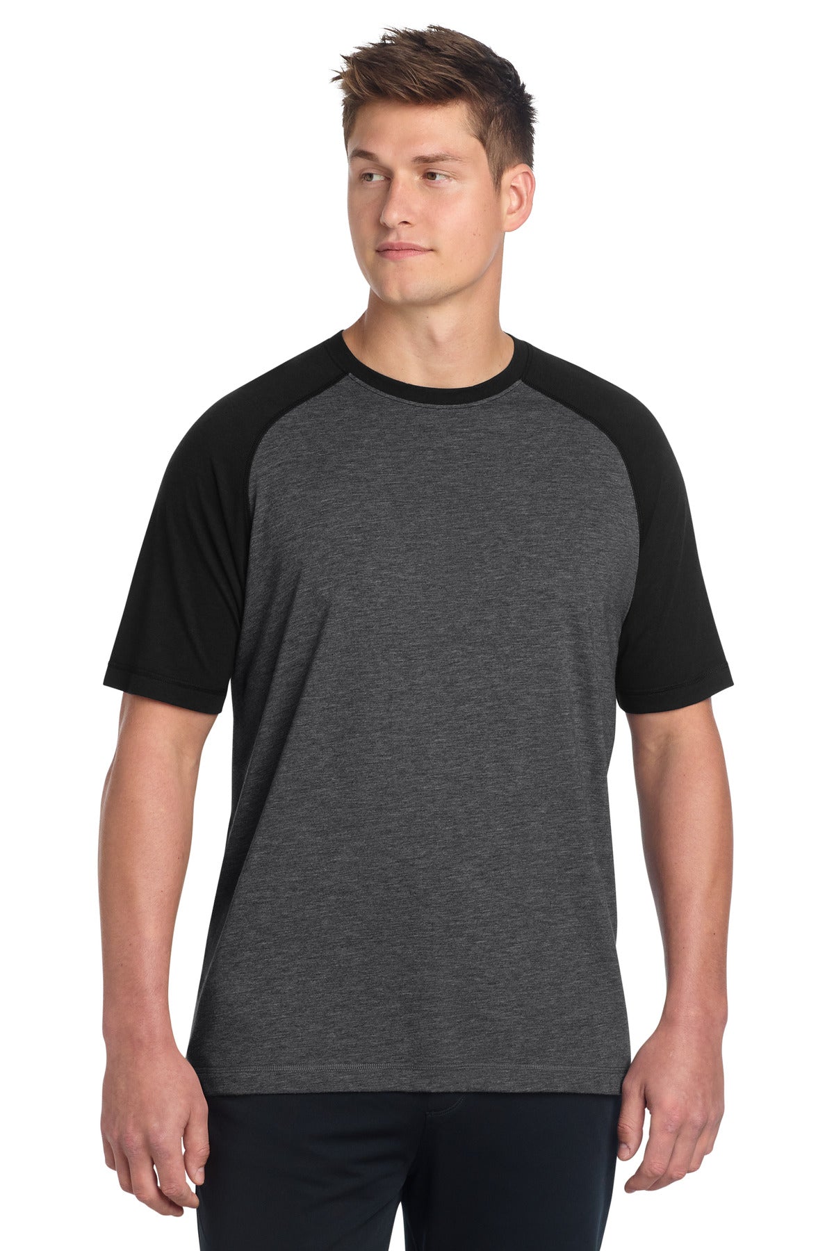 Sport-Tek | PosiCharge | Tri-Blend Wicking Raglan Tee | ST400