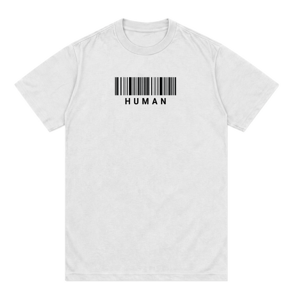 human barcode tee