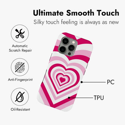 Sublimation 3D 2-in-1 Coated Matte Phone Case Blank for iPhone