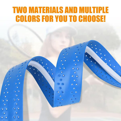 6-Pack Perforated Anti-Slip Racket Overgrips | Super Absorbent Overgrip Tape